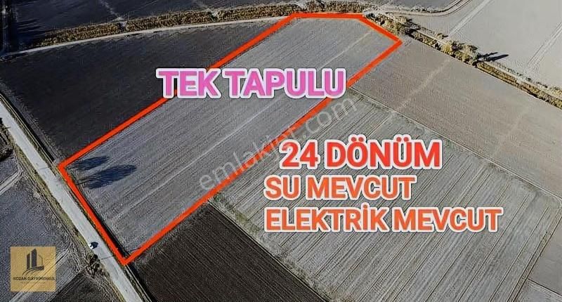 Kozan Gayrimenkulden Tek Tapu 24 Dönüm Sulu Tarla - Görsel 3