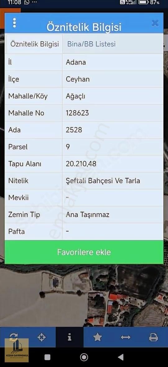 Kozan Gayrimenkul'den Anavarza 24 Dönüm Villalı Şeftali Bahçesi - Görsel 18
