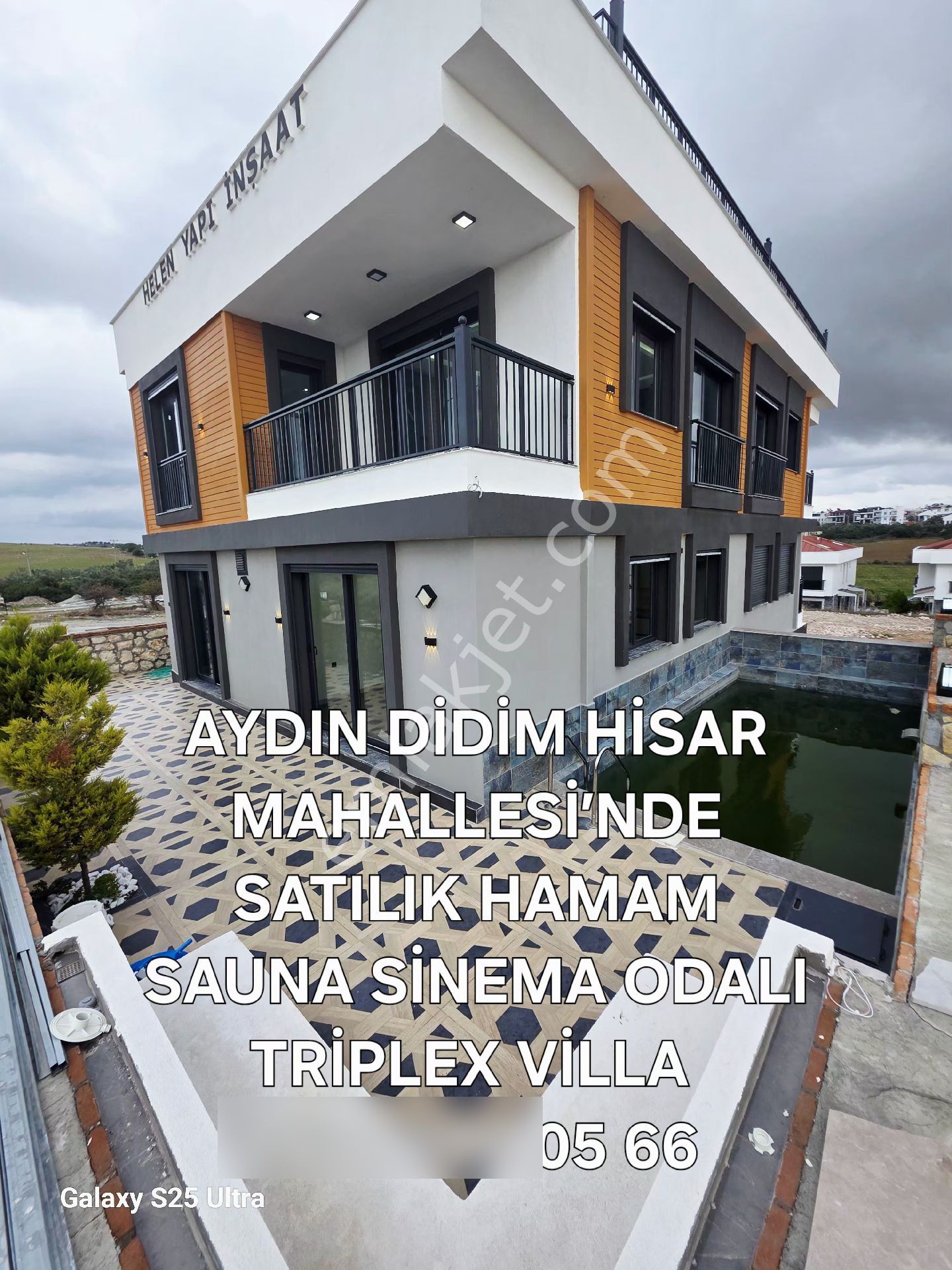 🏡didim Hisar’dahamam + Sauna + Sinema Odalıdeniz Manzaralı Lüks Triplex Villa🏡 - Görsel 2