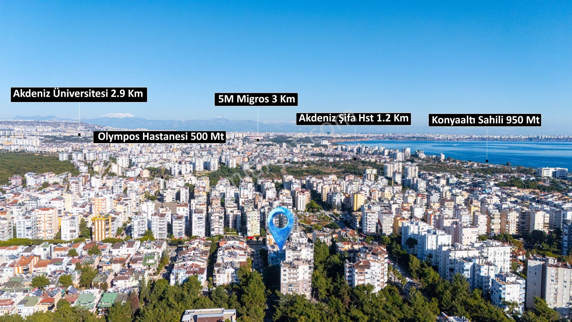 Antalya Konyaaltı Gürsu Satılık 3+1-denize 950m- Katta-ayrı Mutfaklı - Görsel 3