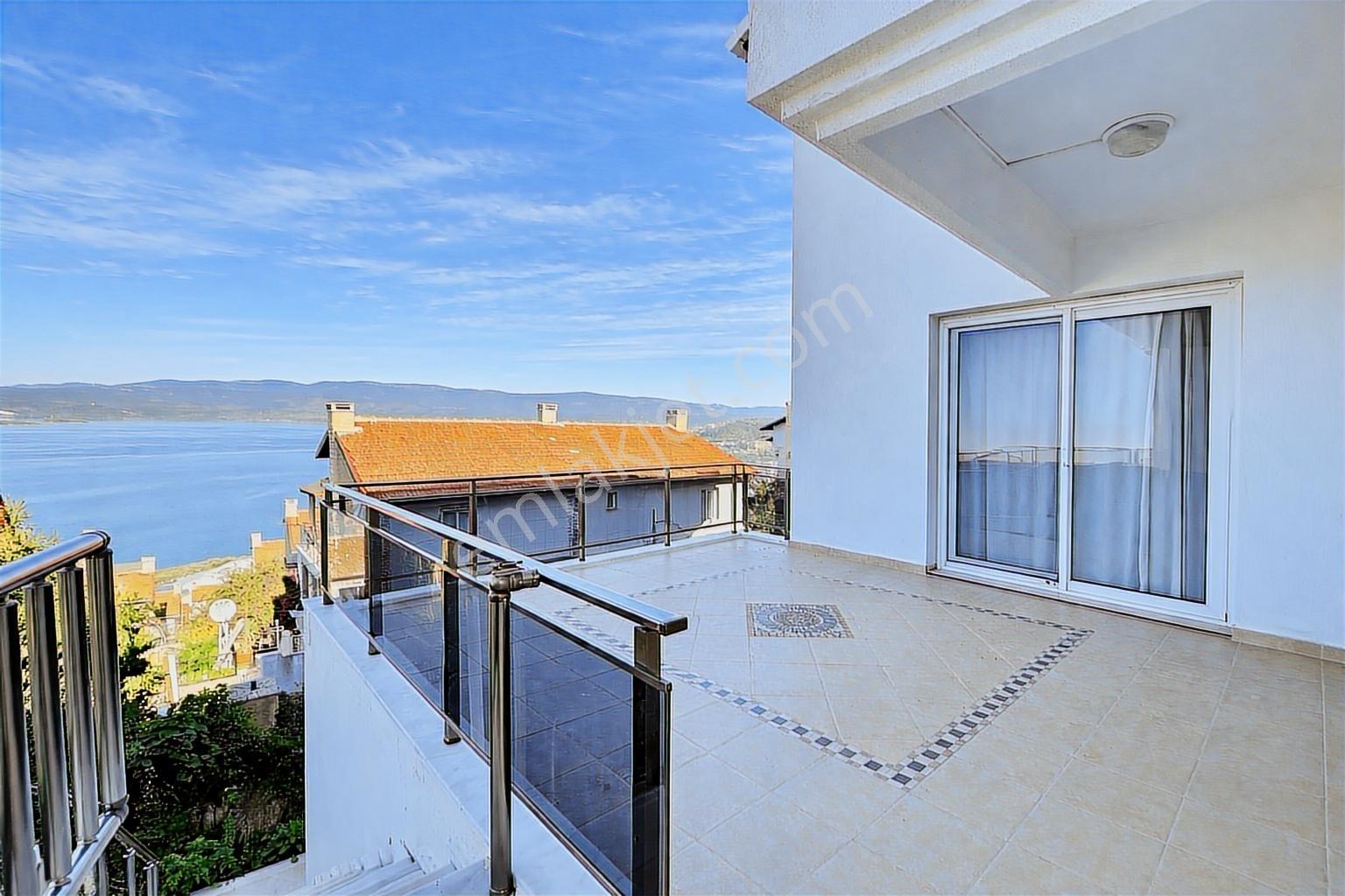 Bodrum Milas Güllük'te Panoramik Deniz Manzaralı Triplex Villa - Görsel 31