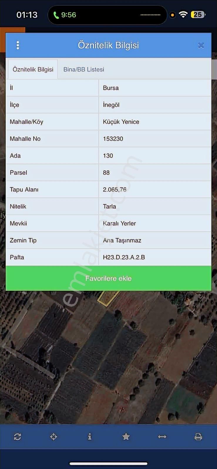 Bera Gayrimenkul'den Kurşunlu Asfaltına Cephe Satılık Tarla - Görsel 6