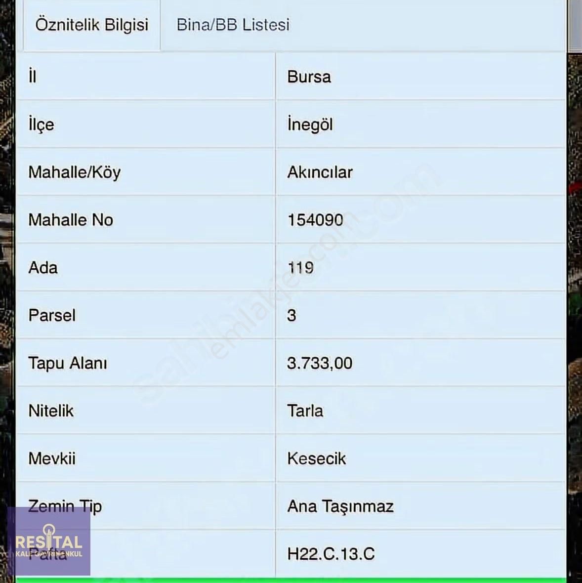 İnegöl Akıncılarda Satılık Tarla - Görsel 5