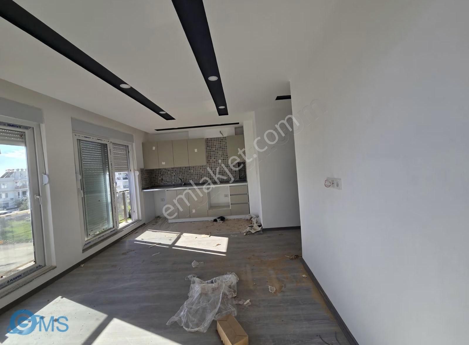 Demirel Mah.de 1+1 Katta Sıfır 55m2 Açık Mutfak Güney Cephe - Görsel 6