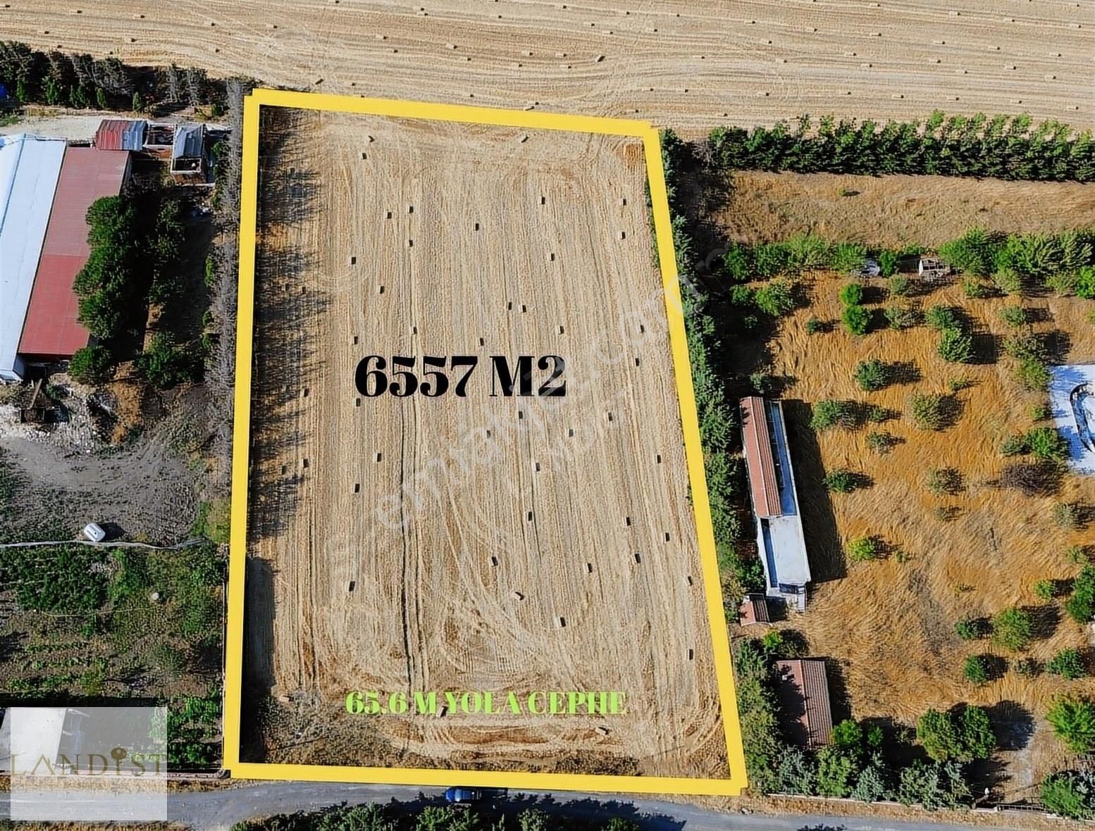 Çatalca Ova Yenicede Deniz Manzaralı 6.557 M² Tek Tapu Arazi