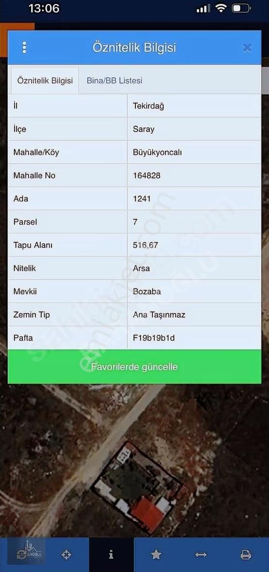 Saray Büyükyoncali'da 516 Metre² Satılık Villa Parseli - Görsel 12