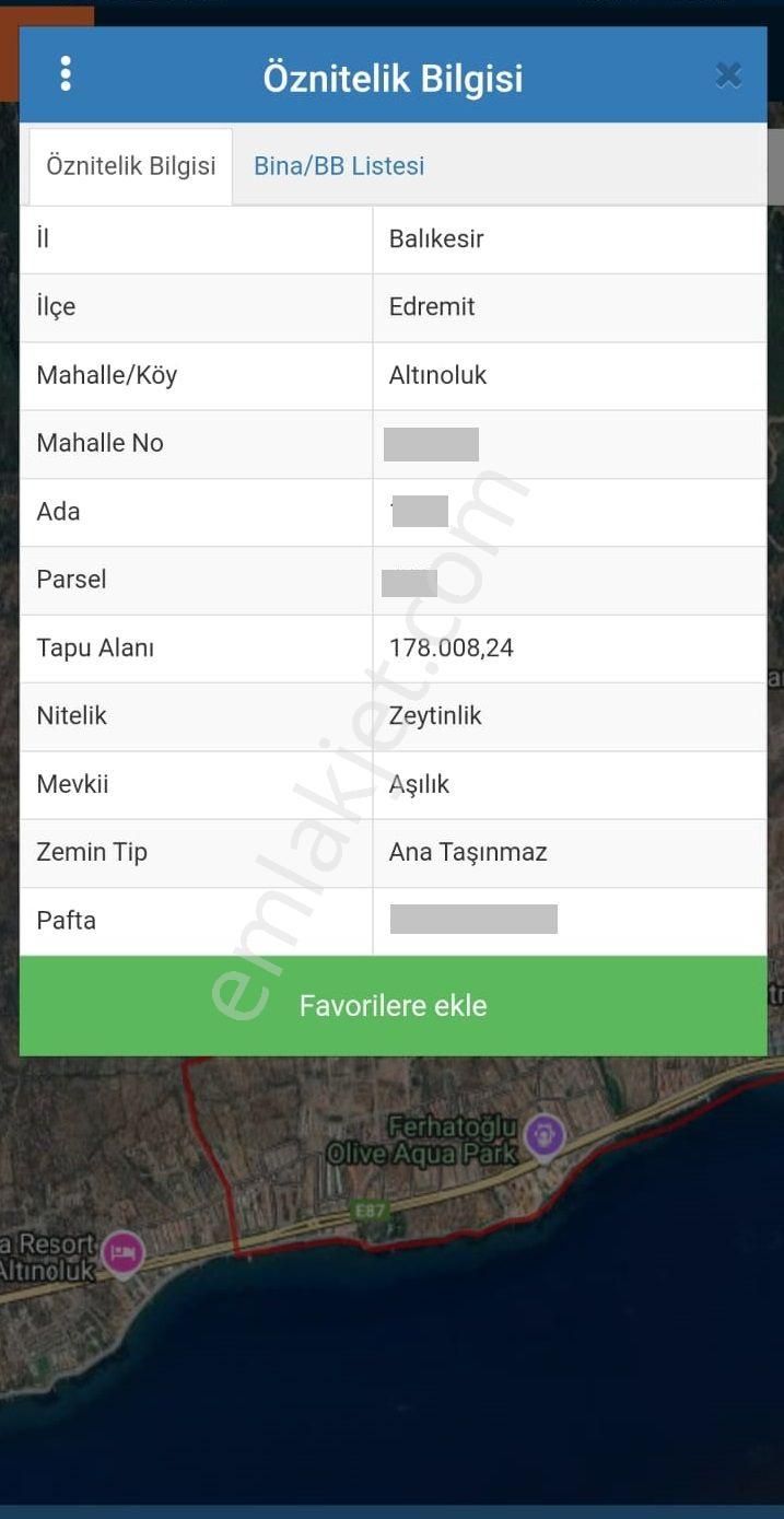 Balıkesir Edremit Altınoluk "da Satılık Deniz Manzaralı 178.008m2 Harika Zeytinlik - Görsel 3