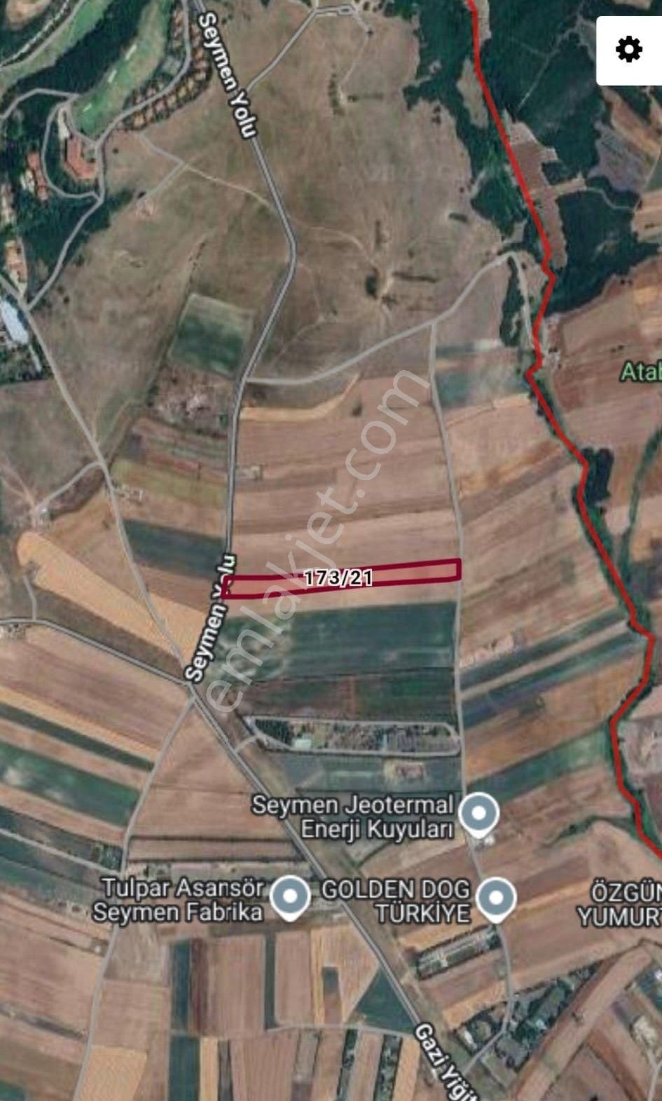 Remax Necati Kurt / Silivri Seymen'de Yatırımlık 1.729 M² Satılık Arazi - Görsel 2