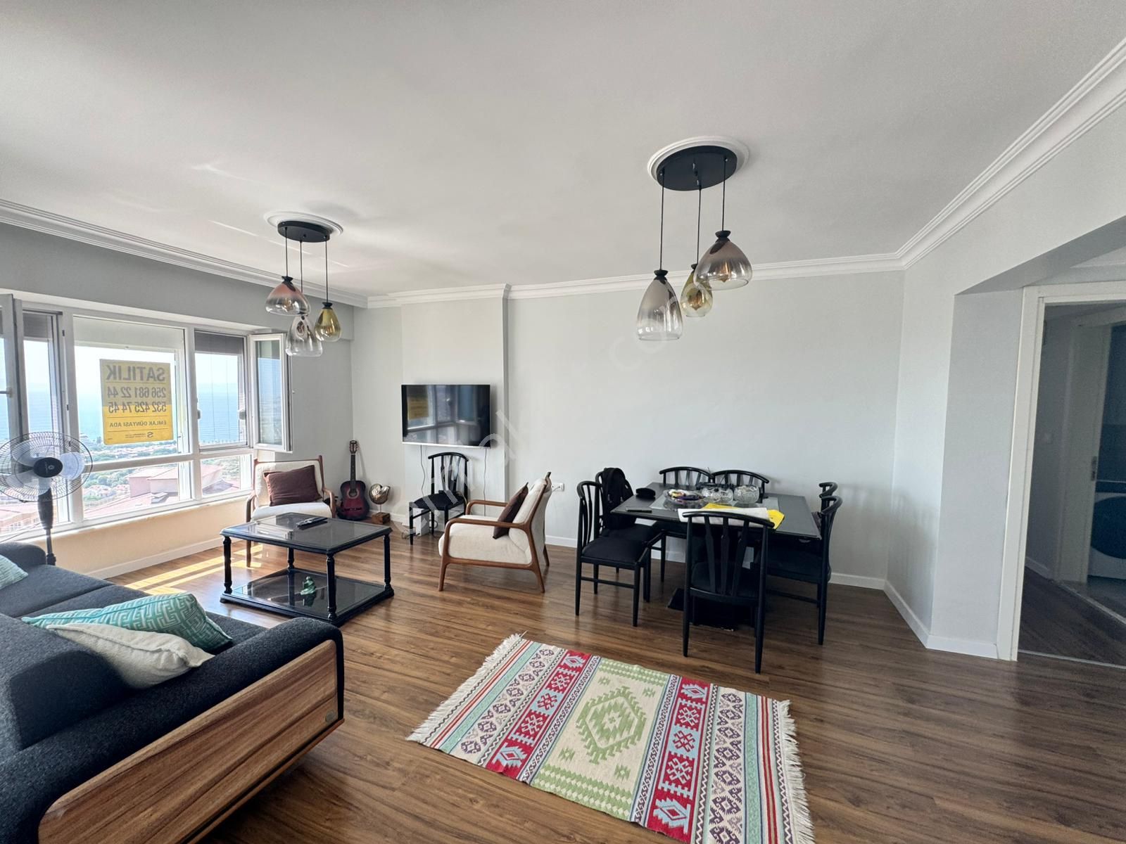 Kuşadası Long Beach De Deniz Doğa Ve Adalar Manzaralı Eşyalı 2+1 Daire - Görsel 5