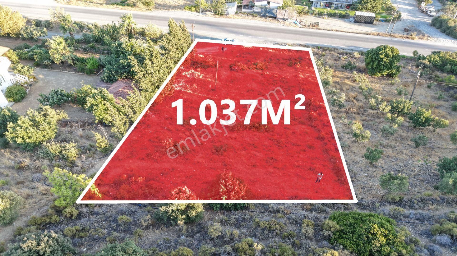 Full Deniz Manzaralı Anayol'a Sıfır Sarı Limanda 1.037m² Arsa