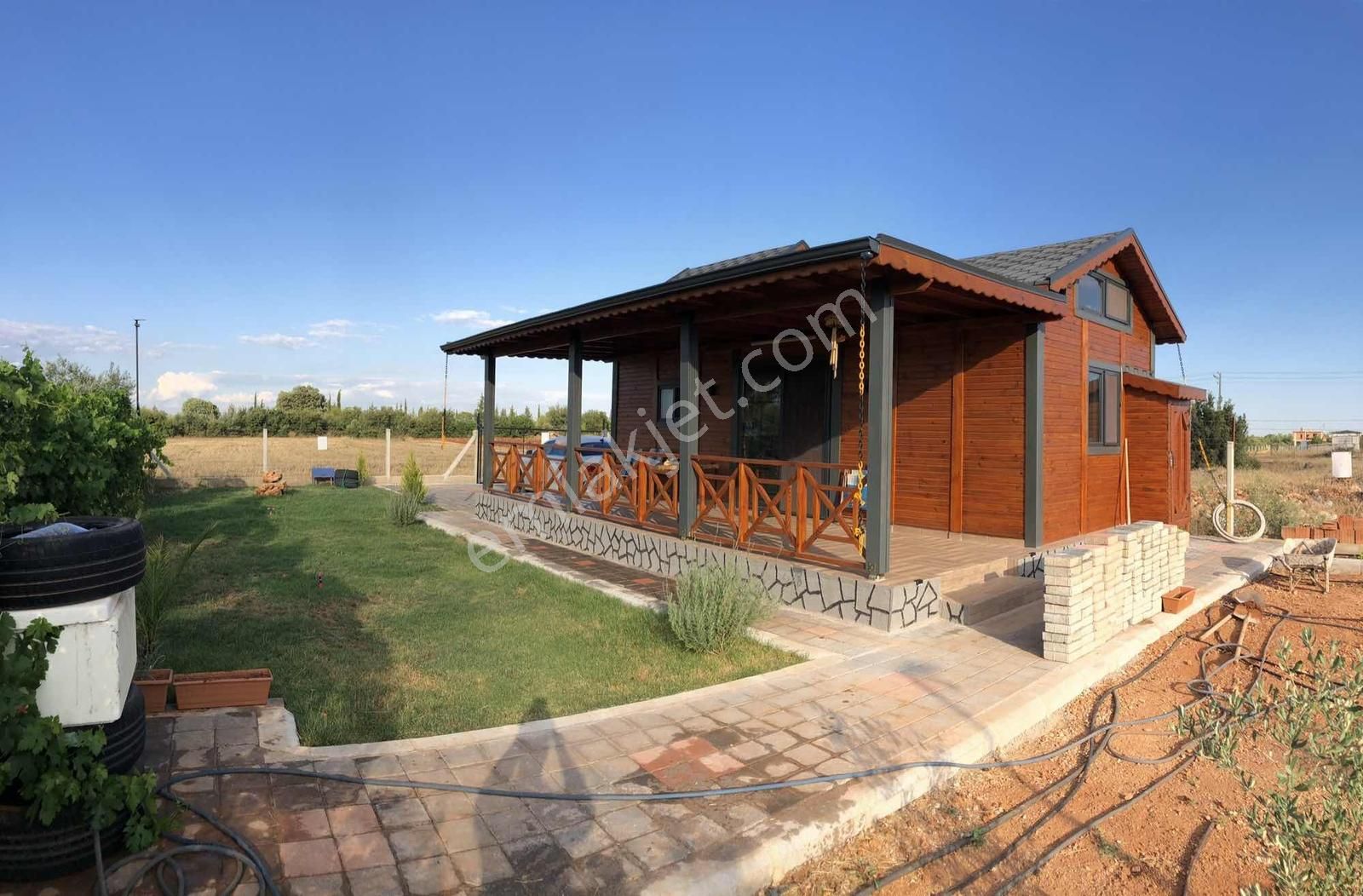 451m2 İmarlı Arsa Üzerinde Ahşap Ev Şehire Yakın Doğa Yaşamı - Görsel 7