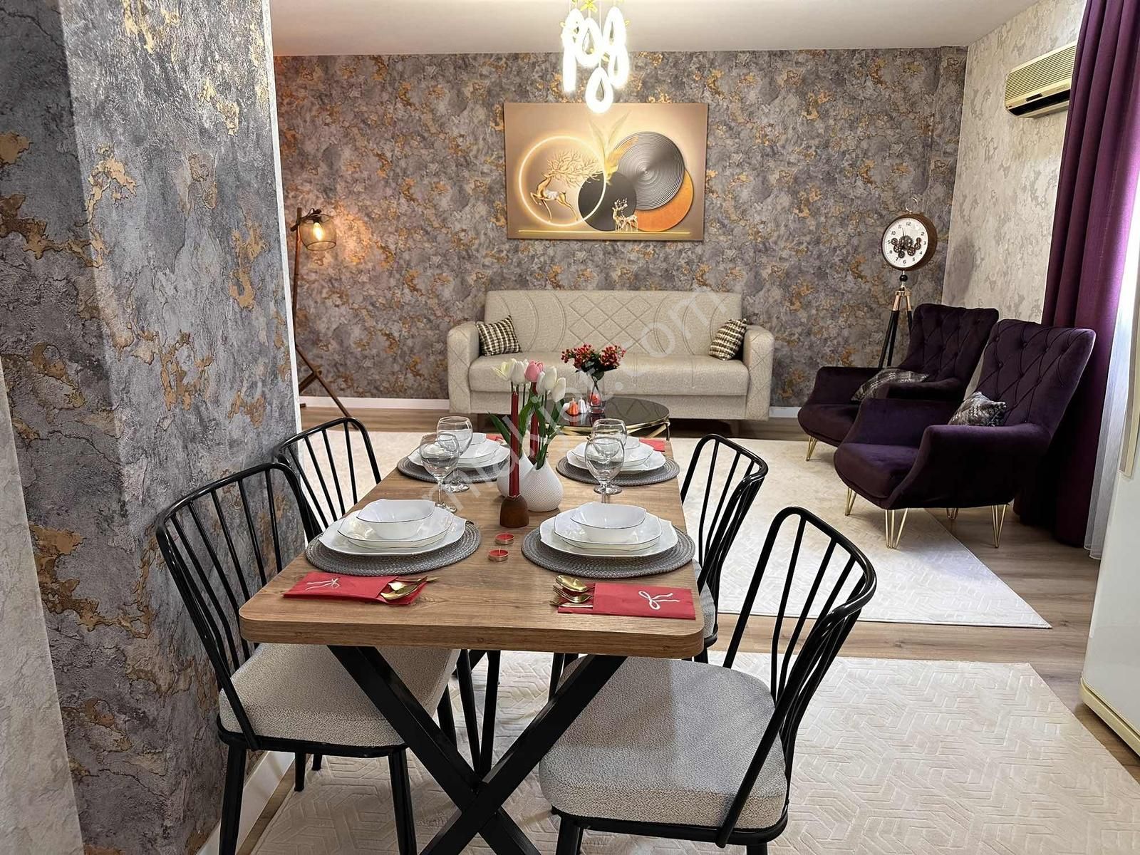 Merkezi Konum Full Eşyalı Lüx Satılık 1+1 Eşsiz Daire
