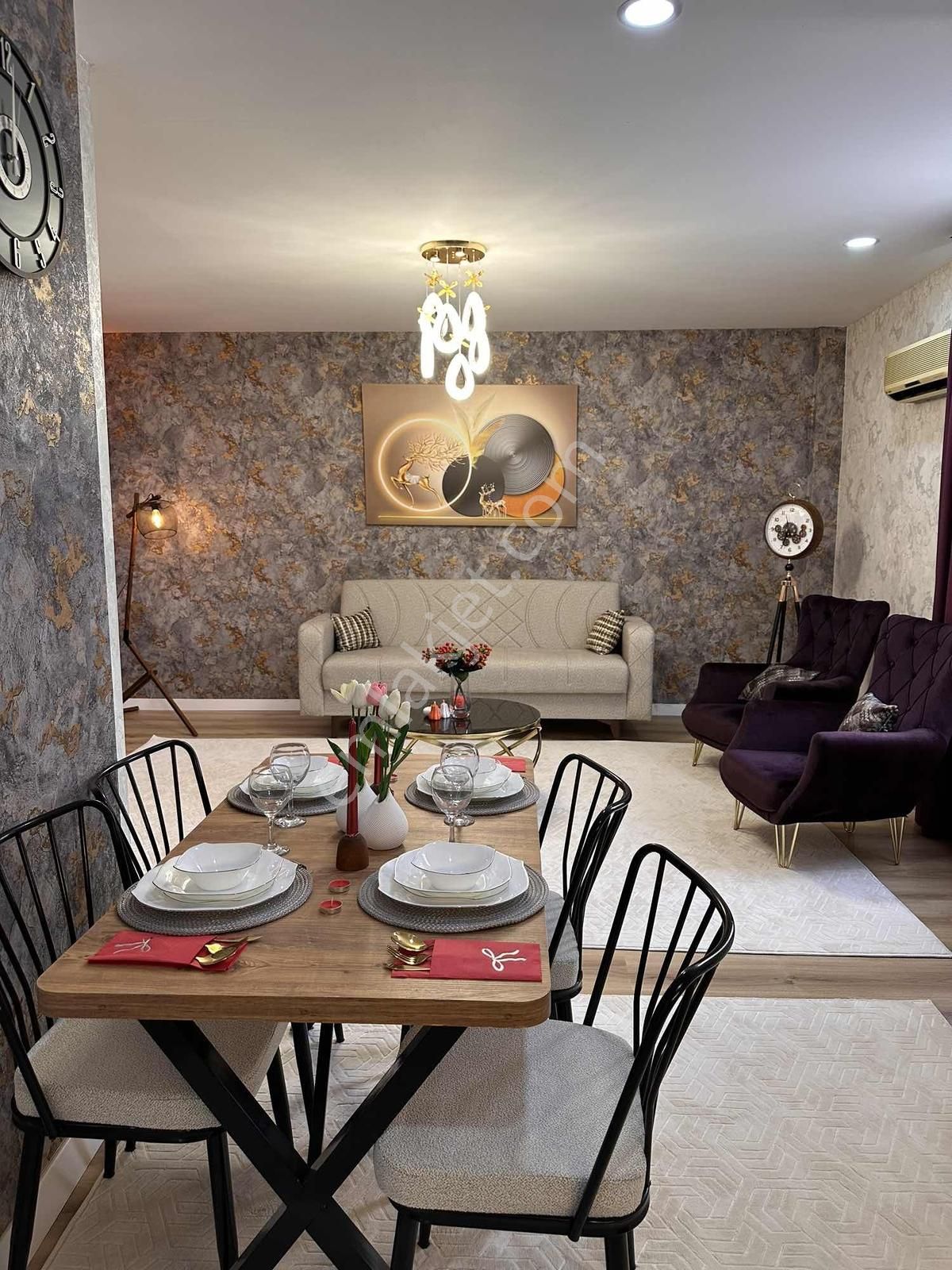 Merkezi Konum Full Eşyalı Lüx Satılık 1+1 Eşsiz Daire - Görsel 18
