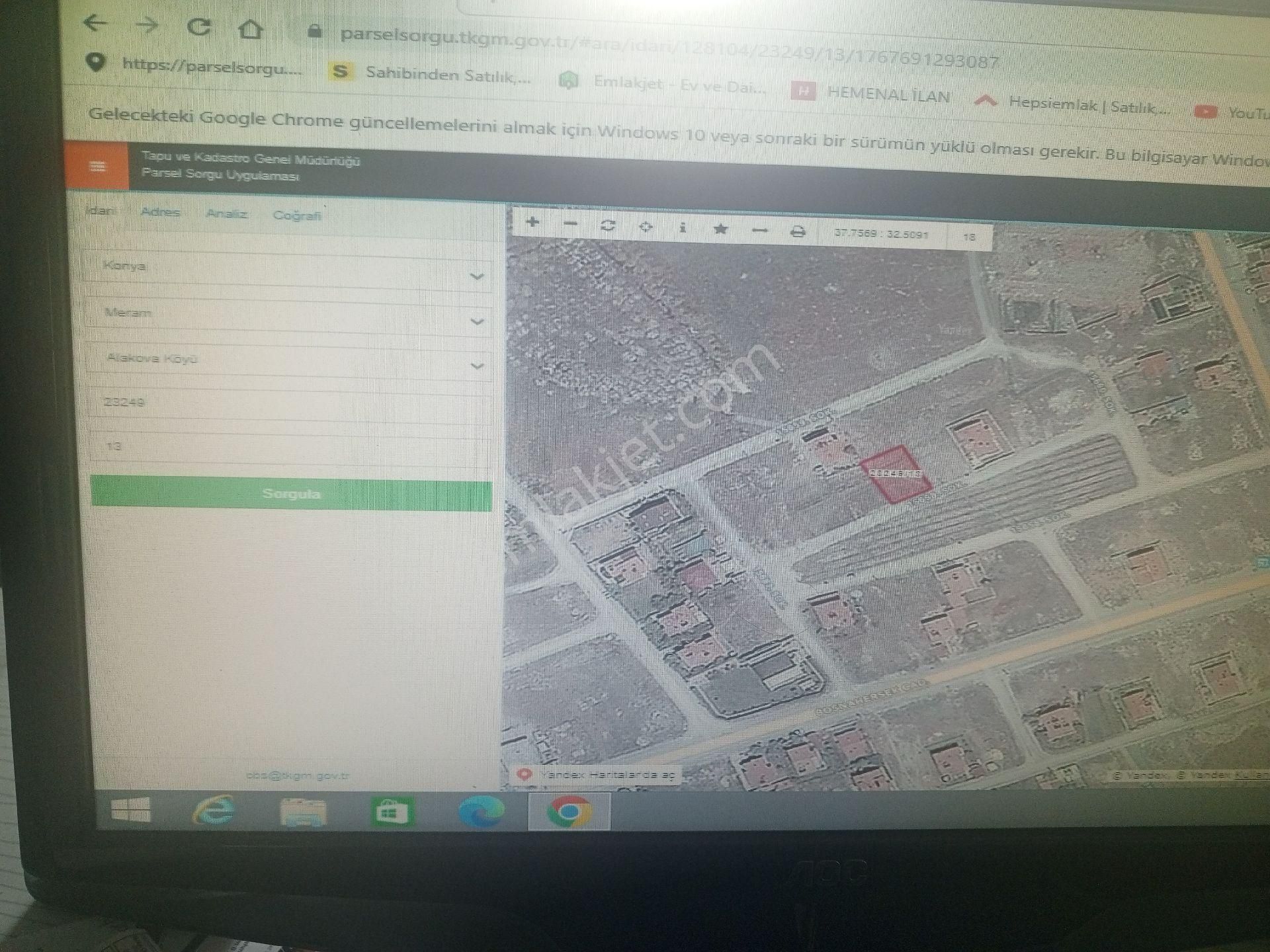 Konya Meram Alakova Mah. 500 M2