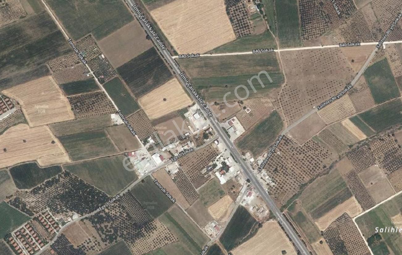 İzmir Dikili Salihleraltı Çanakkale Yoluna Sıfır Satılık Tarla - Görsel 2