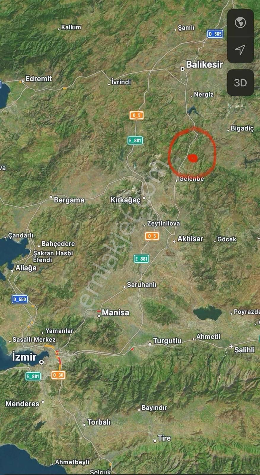 Manisa Kırkağaç'ta____ Anayola 300 M Mesafede Bakımlı Zeytinlik - Görsel 4