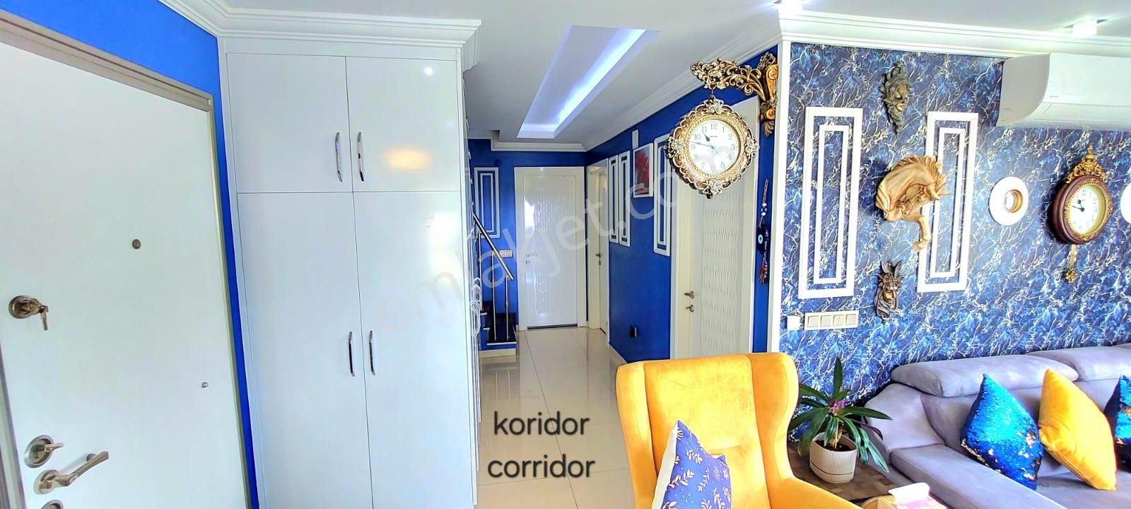 Kestel'de Deniz Manzaralı 5+1 Satılık Geniş Dubleks - Görsel 22