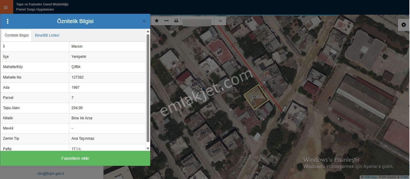 Mersin Yenişehir Akkent Mahallesi Satılık Komple Bina - Görsel 28