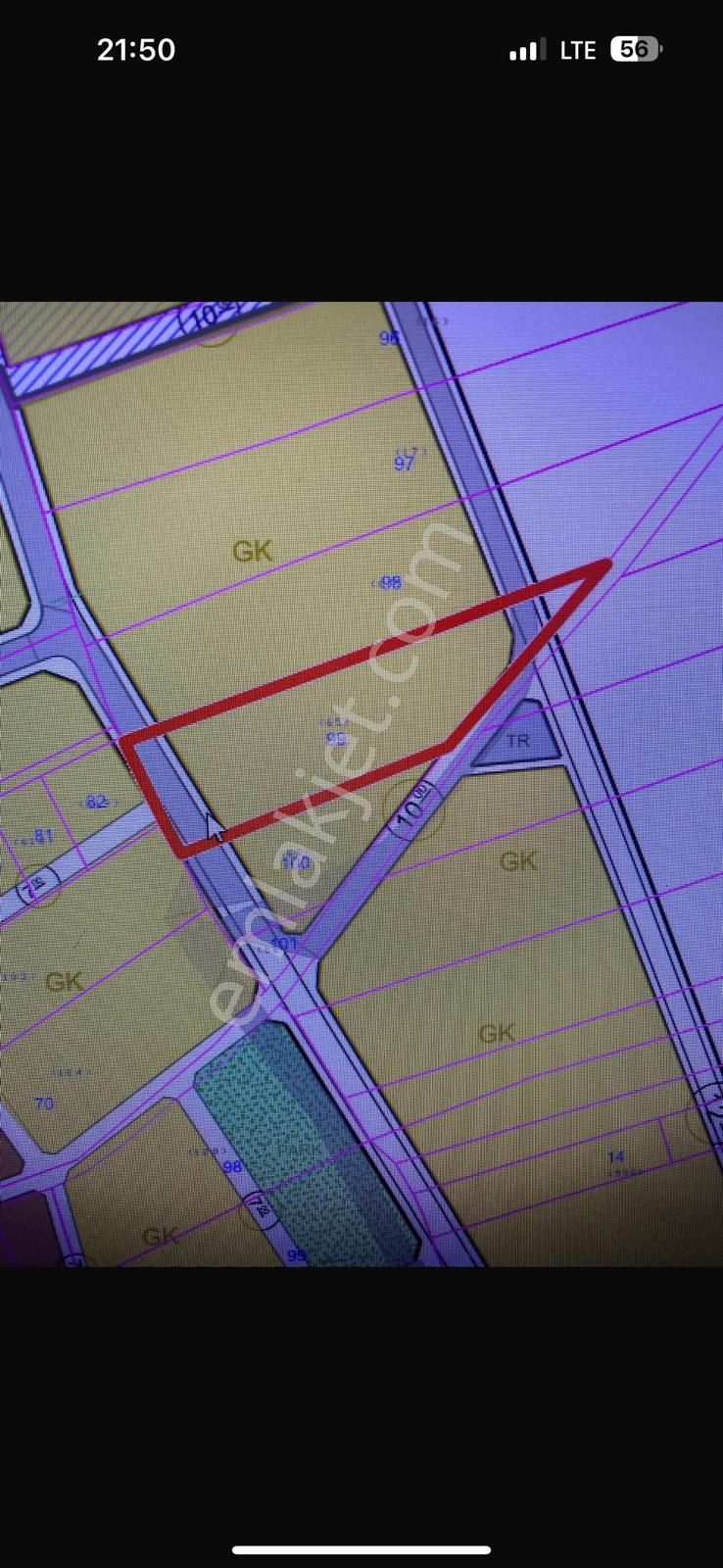 Boğazkentte İmar İçerisinde Çekmeleri Yapılmış Satılık Arsa