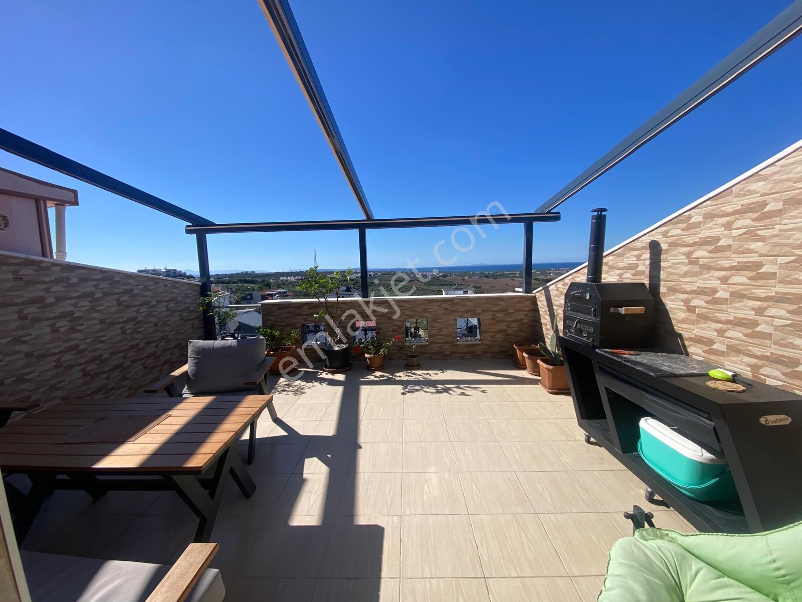 Didim'de Deniz Manzaralı Satılık 3+1 Çatı Dubleks - Görsel 9