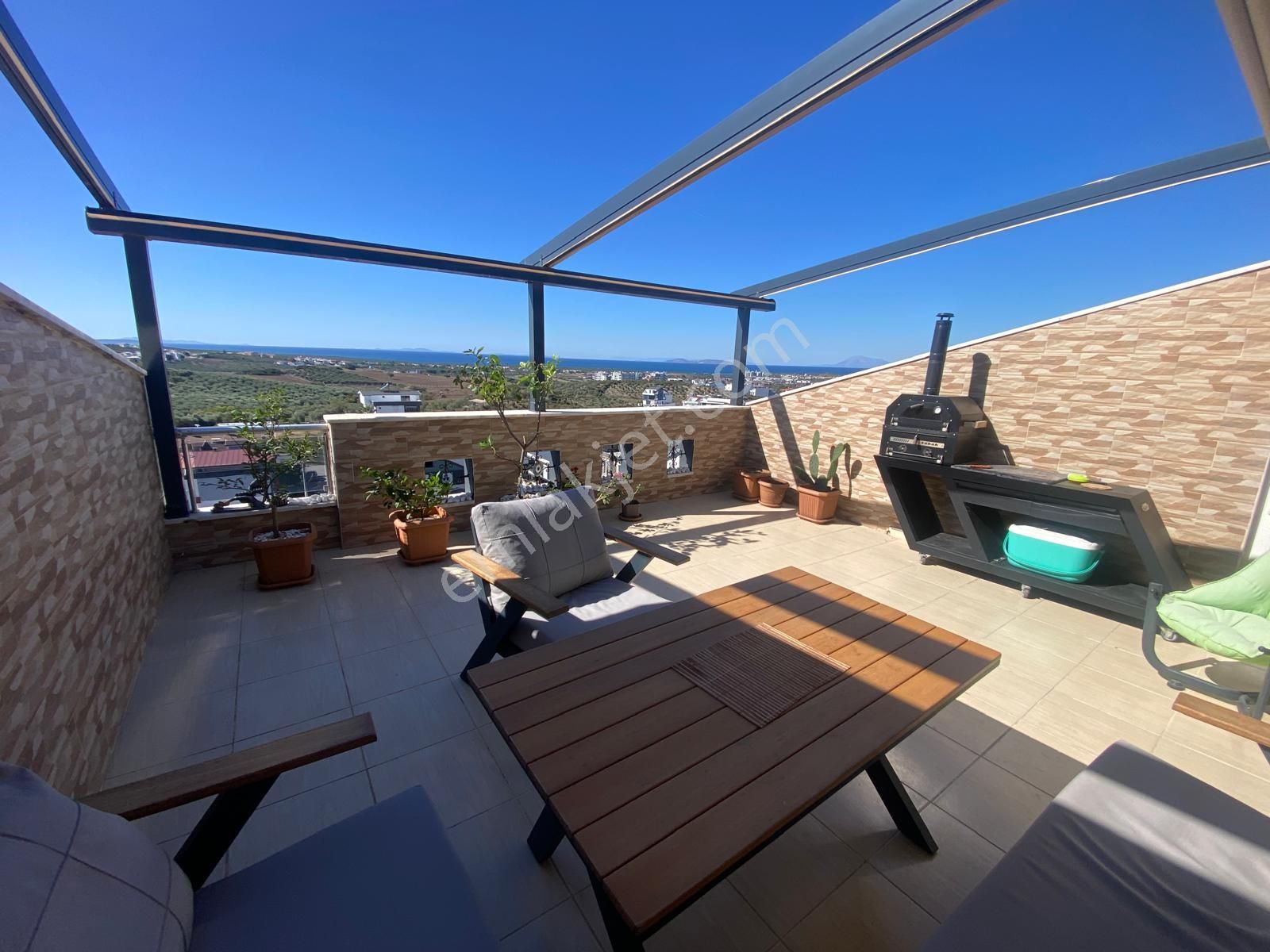 Didim'de Deniz Manzaralı Satılık 3+1 Çatı Dubleks - Görsel 8