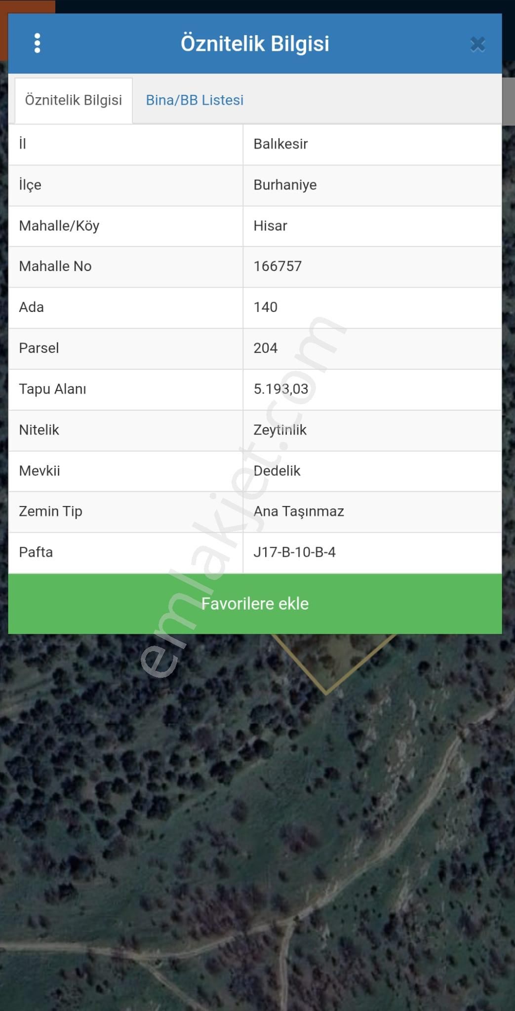 Golden Globy, Burhaniye Hisar Mahallesinde Satılık 5.200 M2 Zeytinlik - Görsel 2