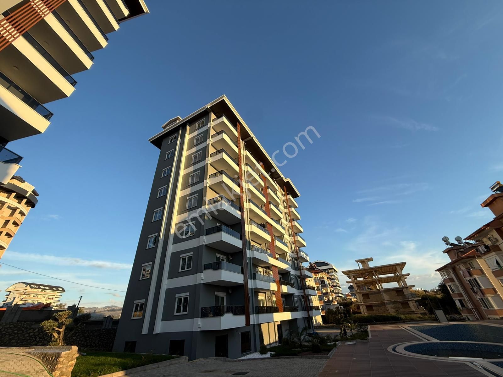 Alanya Payallarda Satılık Deniz Manzaralı 2+1 Amerikan Mutfak Daire - Görsel 14