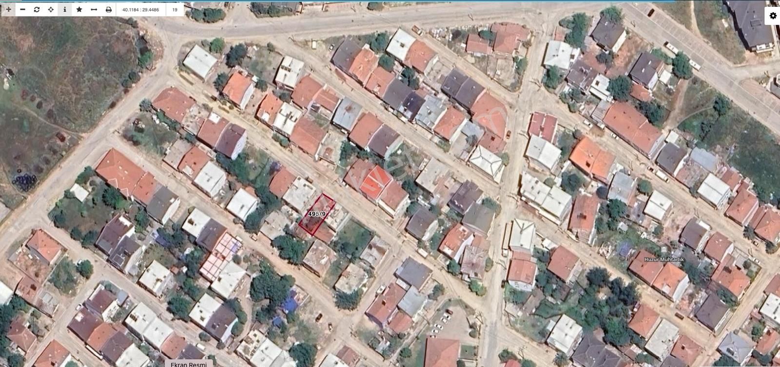 Sinan Enlaktan Akhisar Huzur Mahllesinde Satılık Arsa - Görsel 4