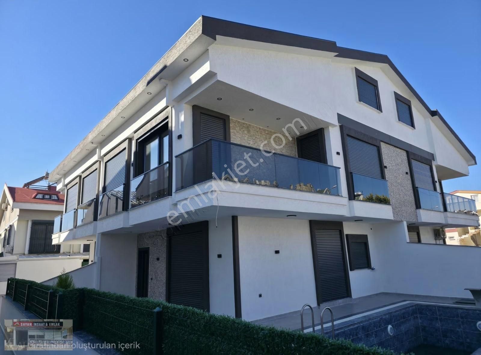 Didim Efeler' De 4+1 Ebeveyn Banyolu Müstakil Havuzlu Ön Cephe - Görsel 27