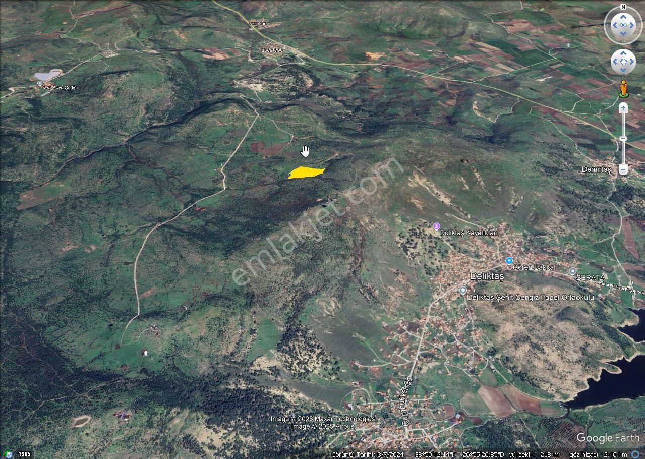 Dikili Demirtaş,ta Köy Merasına Bitişik Satılık 27 Dönüm Arazi - Görsel 6