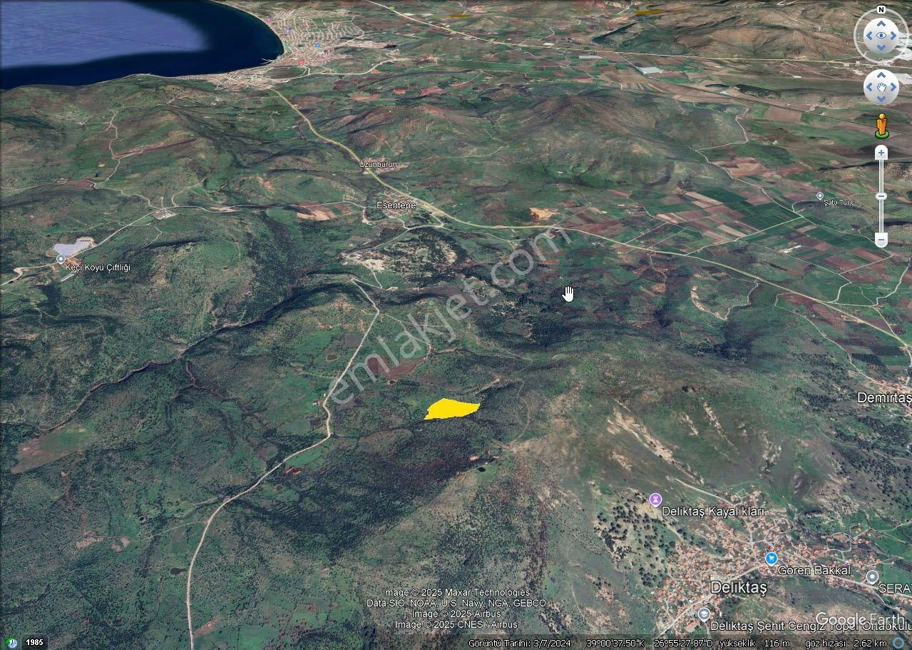 Dikili Demirtaş,ta Köy Merasına Bitişik Satılık 27 Dönüm Arazi - Görsel 8