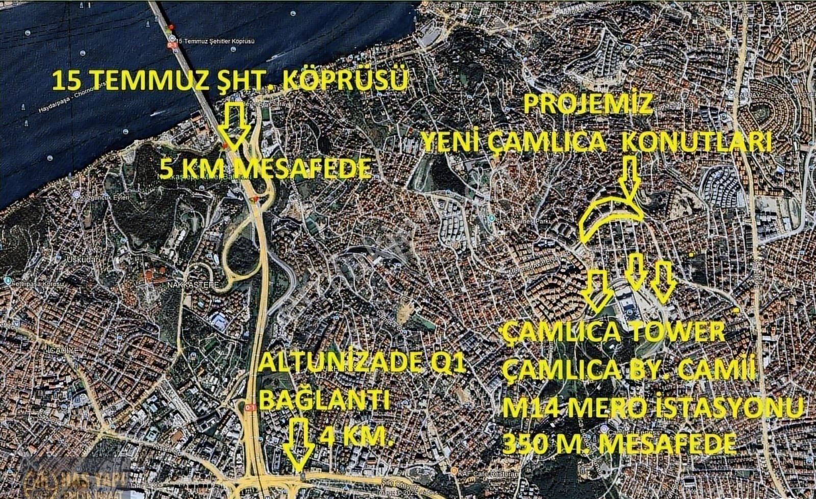 Üsküdar Mehmetakif Ersoy Mahallesinde Satılık 2+1 Daire