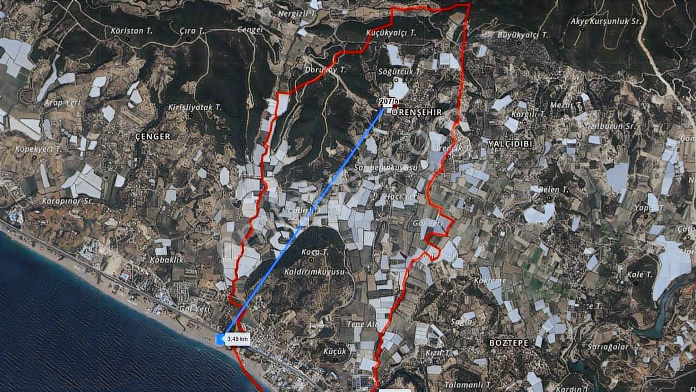 Antalya Manavgat Örenşehir Mahallesi Satılık Tarla - Görsel 26