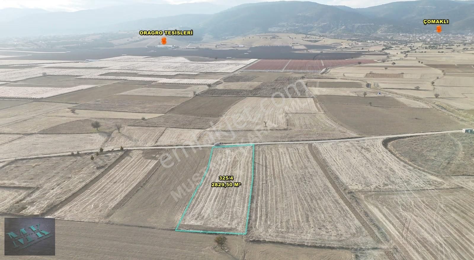 Mustafa Karadan Korkuteli Çomaklı Da Yola Cephe 2829 M2 Parsel