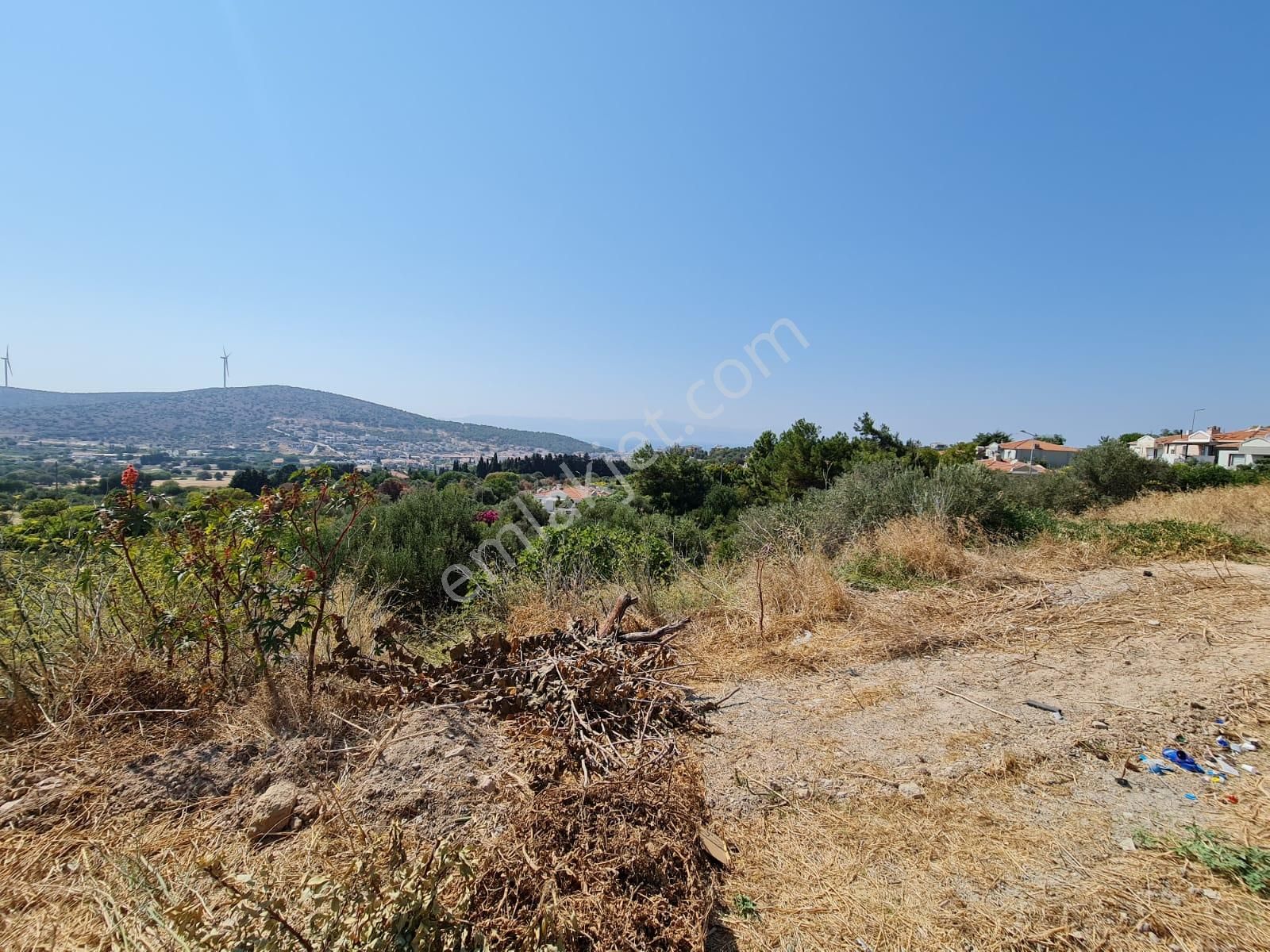 Aclass'dan İzmir Çeşme'de Full Manzaralı İmarlı 3850 M2-acil Satılık Yatırıma Cok Uygun Fırsat Arsa - Görsel 5