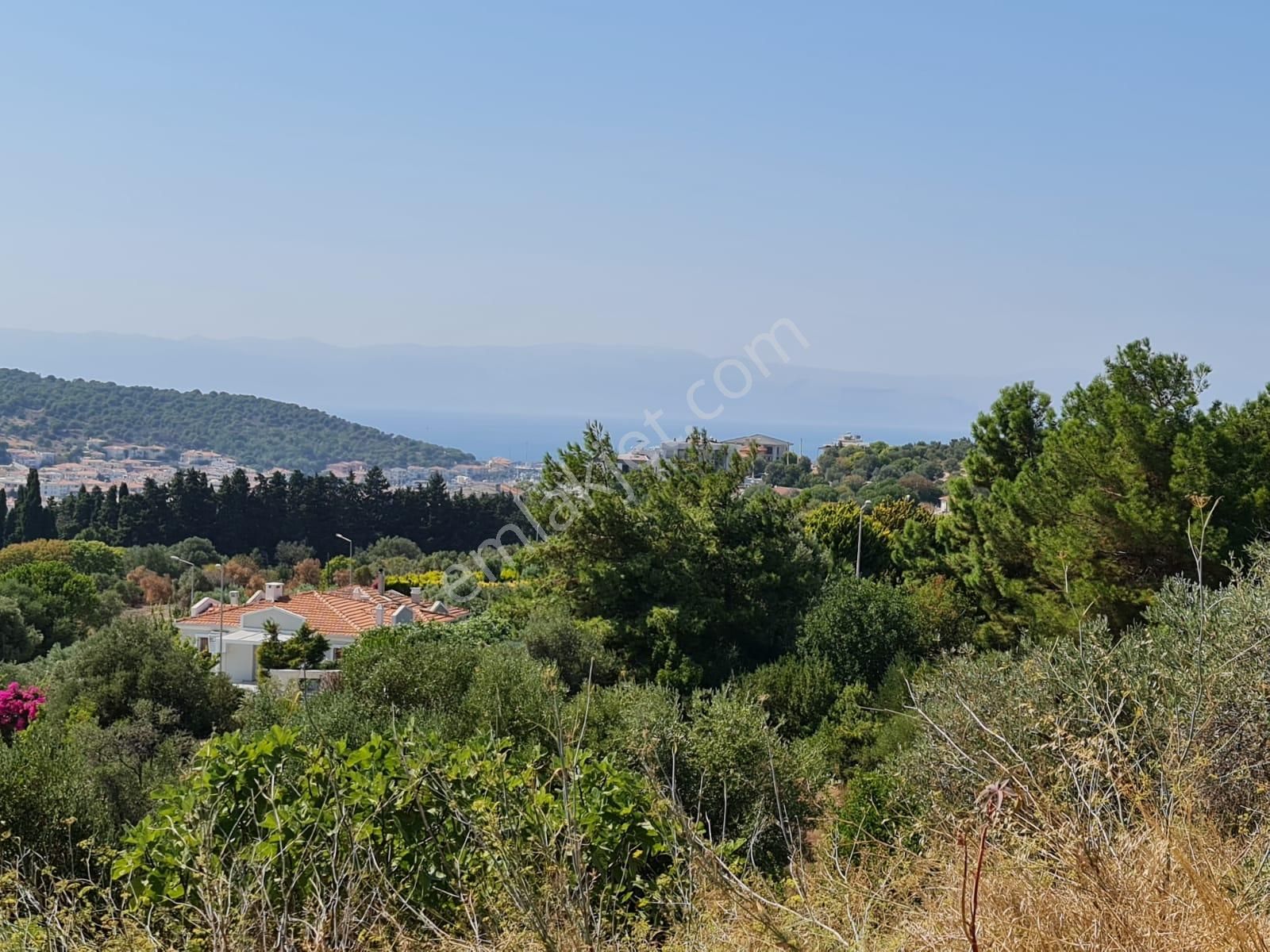 Aclass'dan İzmir Çeşme'de Full Manzaralı İmarlı 3850 M2-acil Satılık Yatırıma Cok Uygun Fırsat Arsa