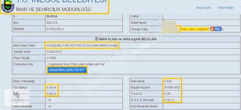 Miraç Emlaktan Kurşunluda Konut İmarında Yatırımlık Arsa - Görsel 7