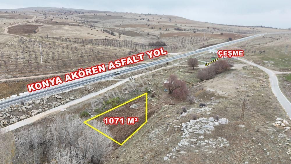 Konya / Meram / Sarıkız Mahallesinde 1.071 M² Asfalt Yola Cephe Tarla - Görsel 7