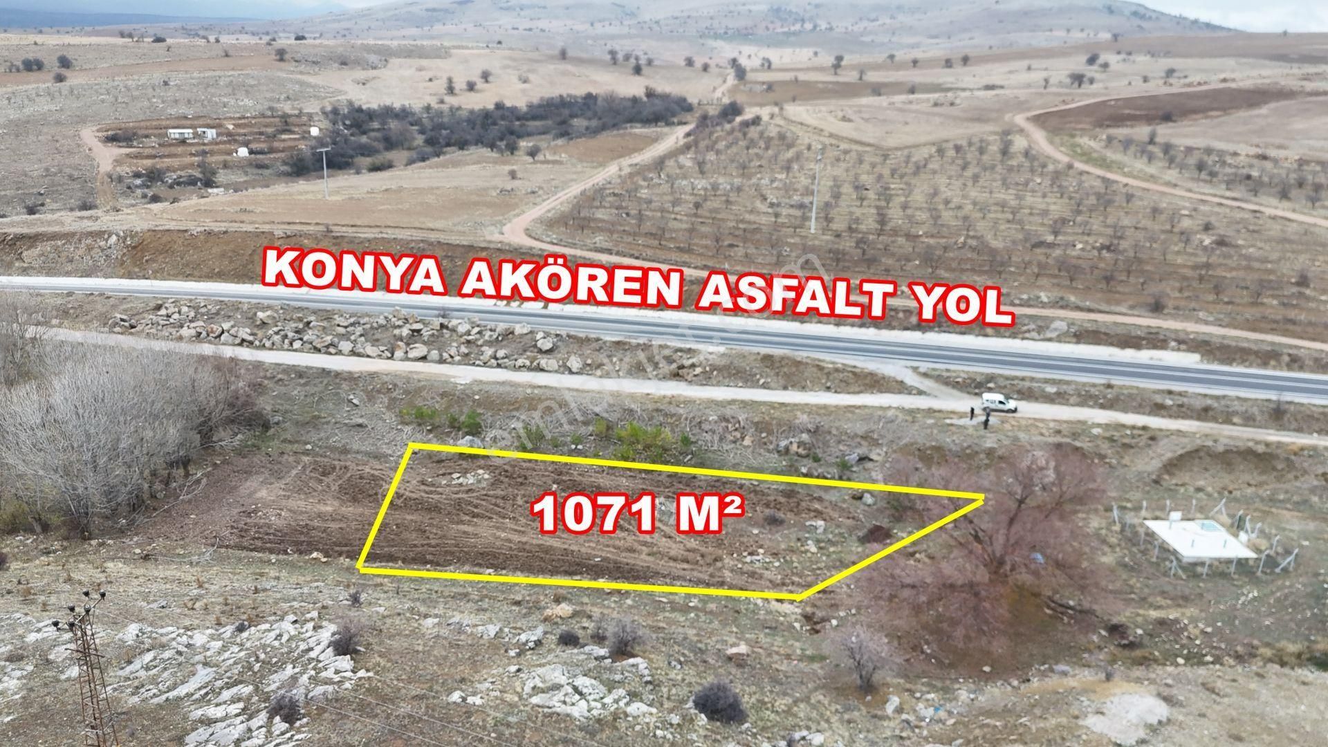 Konya / Meram / Sarıkız Mahallesinde 1.071 M² Asfalt Yola Cephe Tarla - Görsel 11