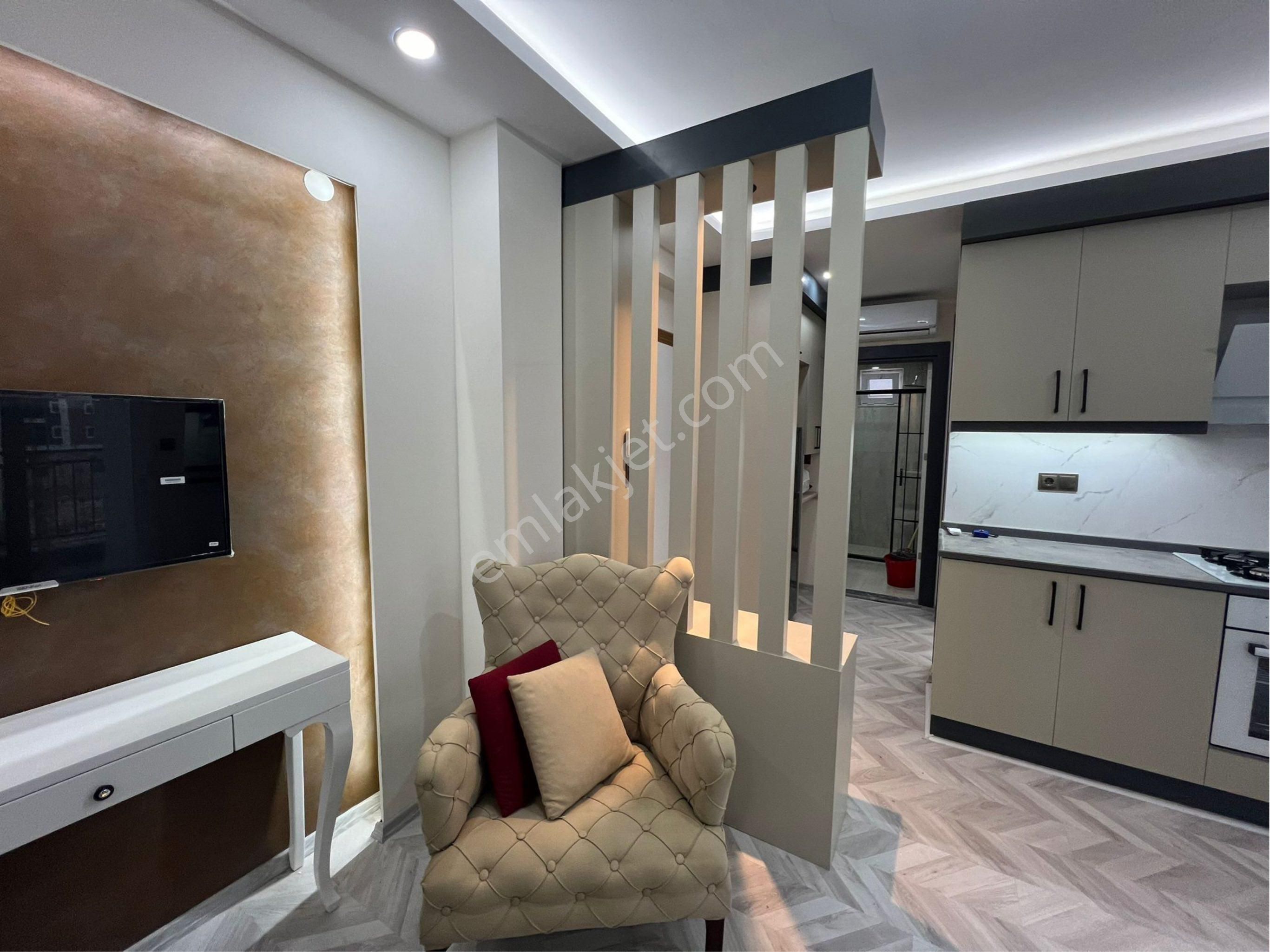 Full Eşyalı Yeni Hastane Yakını Katta 1+1 Kiralık - Görsel 9