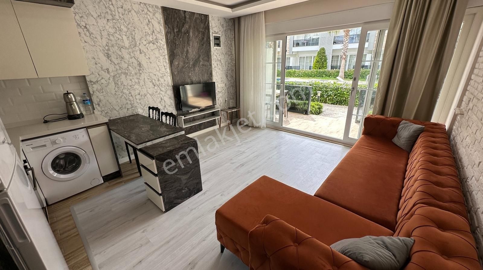 Belek'in En İyi Sitesinde Olimpik Havuzlu 1+1 Kiralık Daire - Görsel 9