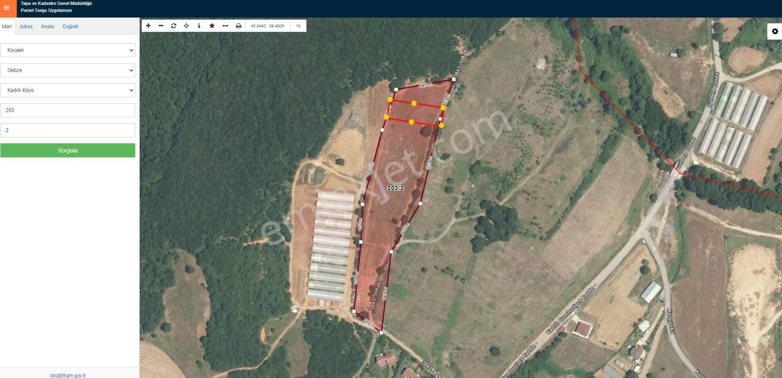 Gebze Kadıllı'da Satılık Yatırımlık Fırsat Tarla 1610m² - Görsel 13