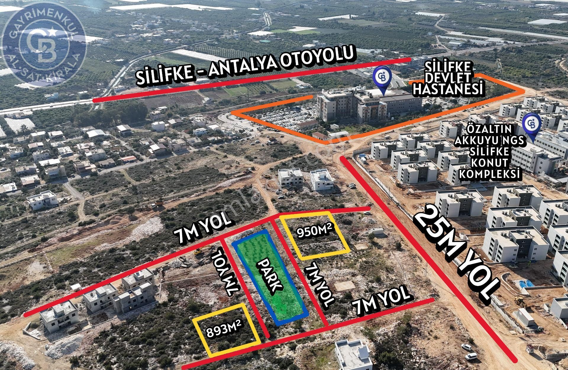 Mersin- Silifke-burunucu Satılık İmarlı Arsa