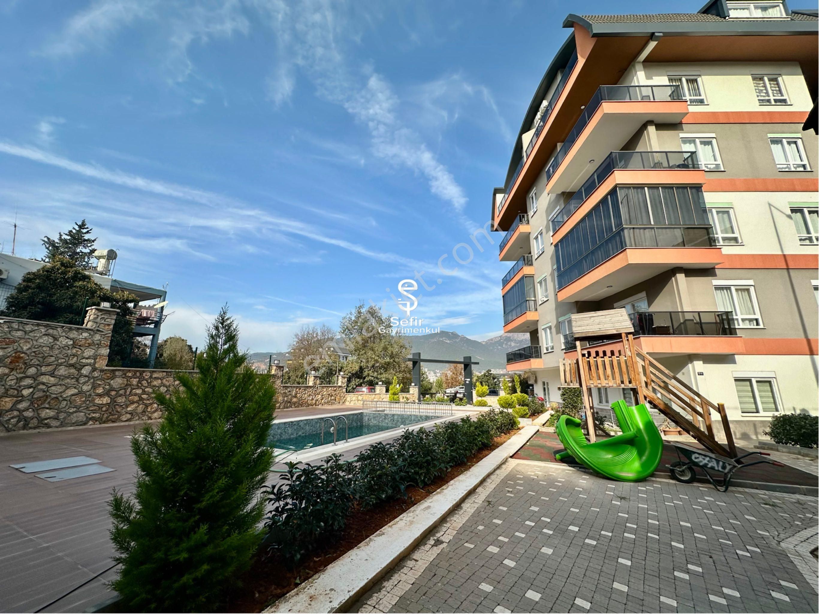 Alanya Oba'da Kiralık 1+1 Eşyasız Havuzlu Yeni Daire - Görsel 16