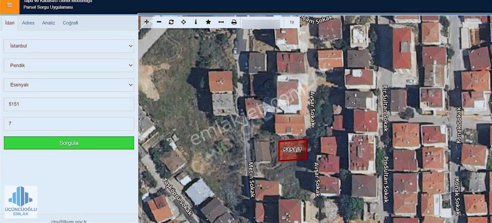 Pendikahmet Yesevi Mh. Satılık 191 M2 Arsa