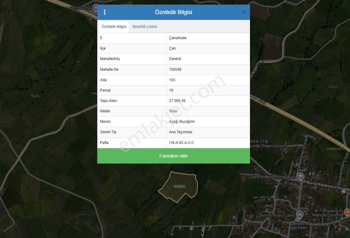 Kardeşten Çan Derenti'de Yenice Yoluna Yakın 27.566 M² Tarla - Görsel 13