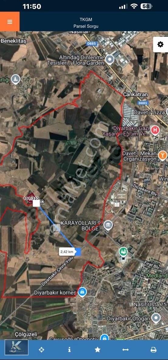 Cücükte Satılık 744 M2 Yatırımlık Kupon Yer