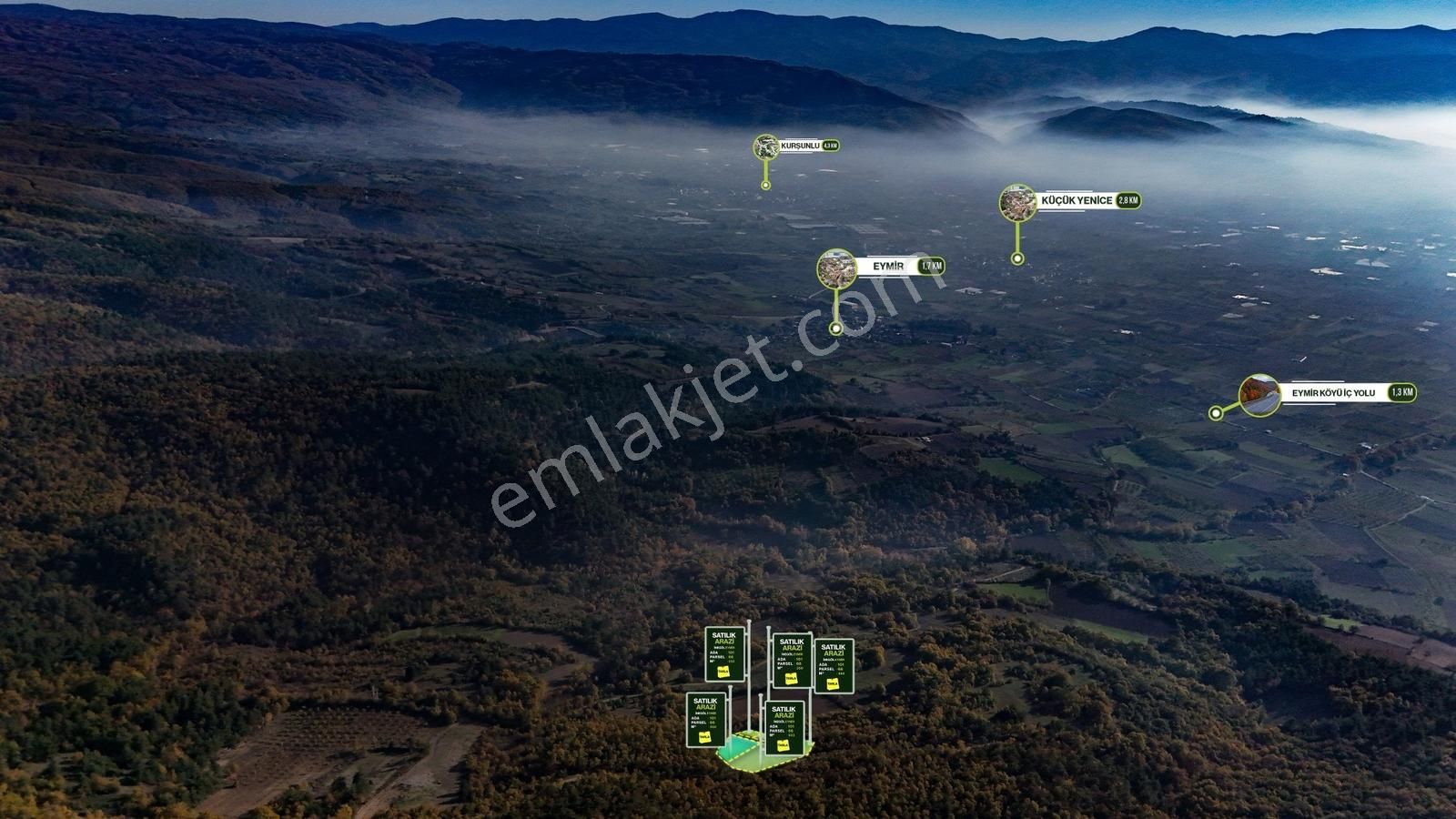 Expert'ten İnegöl Eymir'de Satılık 233 M² Tarla - Görsel 10