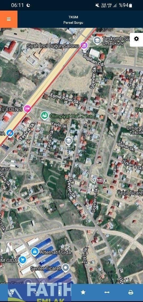 Edremit Suphan Mah İpekyoluna Yakın Acil Satılık 600 M2 İmarlı Müstakil Arsa ‼️ - Görsel 3