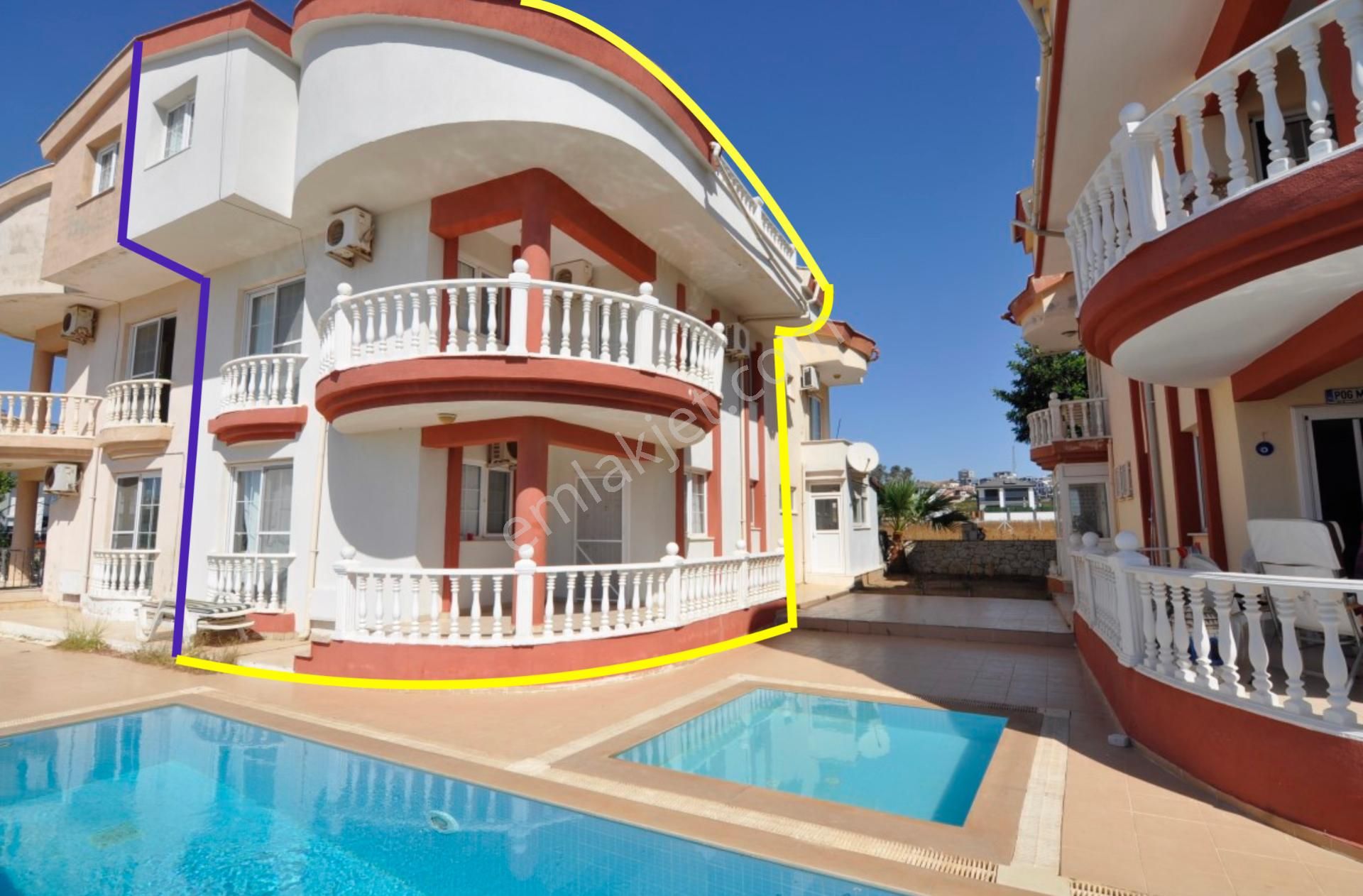 Didim Efeler'de Geniş Ailelere Uygun Villa 5+1